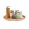 Bamboo Lazy Susan 14 Inch Round Kitchen Turntable Organizer 360 Degree Rotating